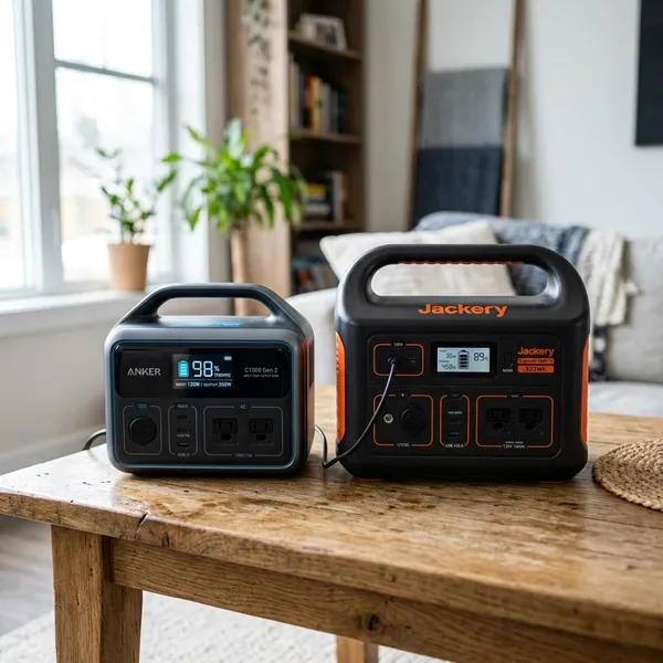 Anker and Jackery power stations at a glance