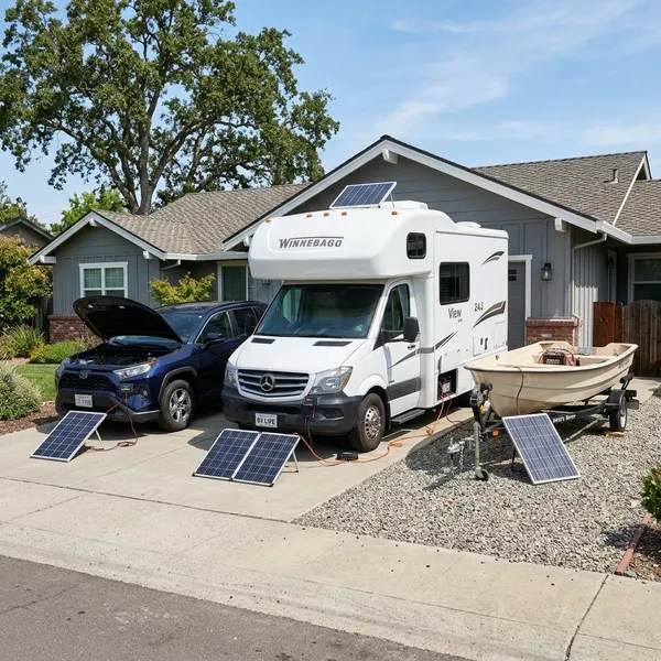 What features should a good 12V solar battery charger have?