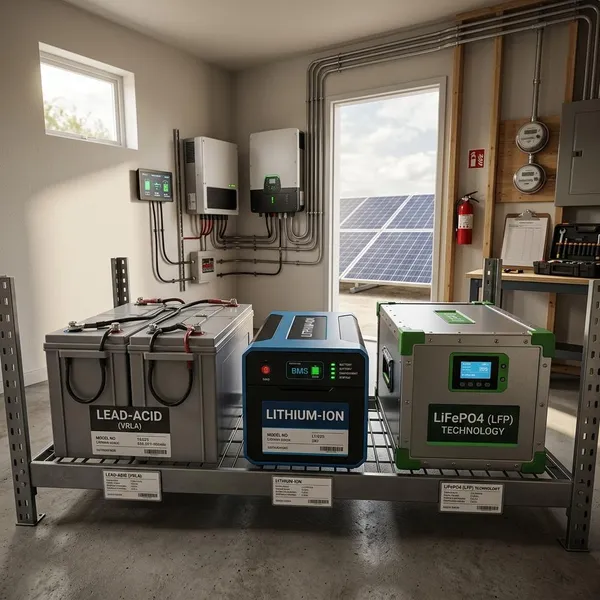best battery type for solar