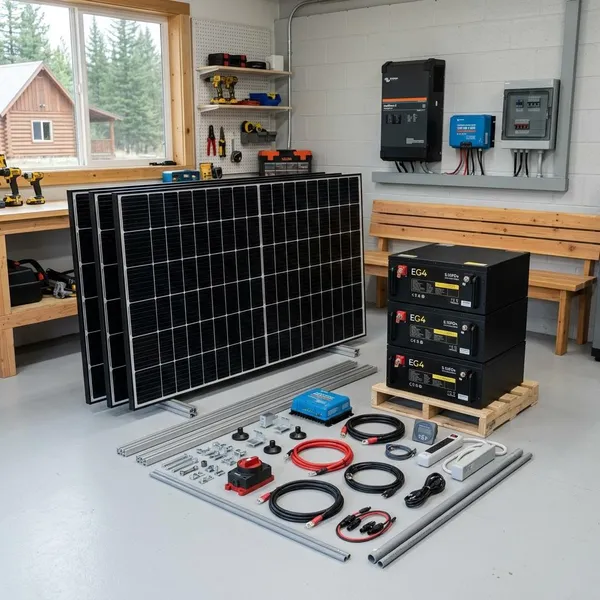 best off-grid solar system packages with batteries