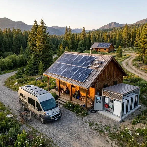 How do you maintain an off-grid solar system?