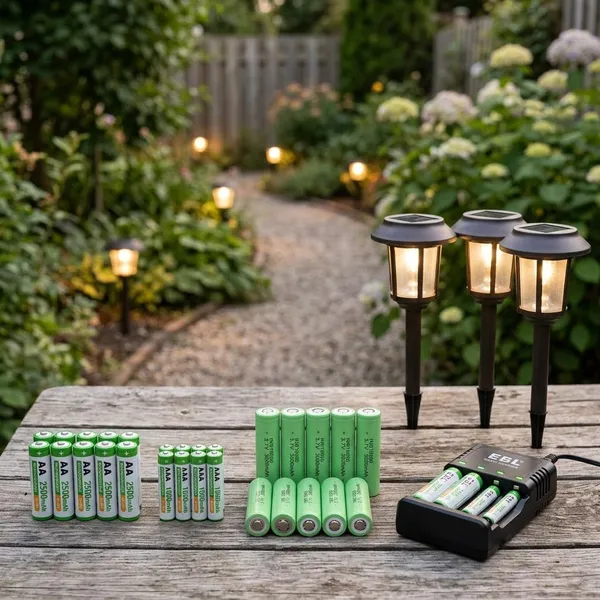best rechargeable batteries for solar lights