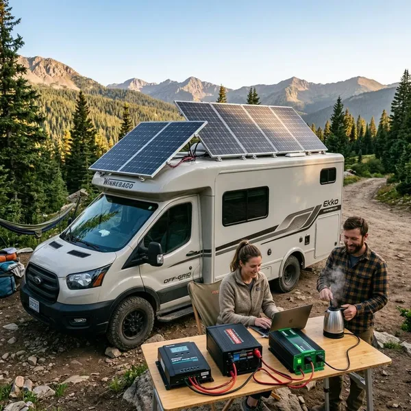 What Does an RV Solar Kit With Battery and Inverter Include?