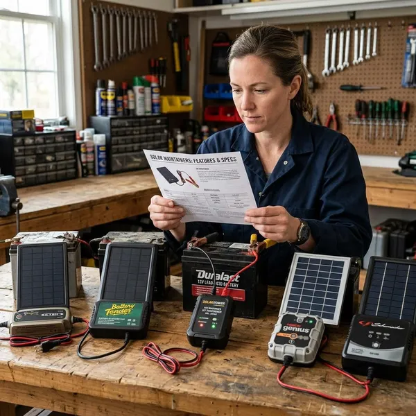 When should you use a solar battery maintainer?