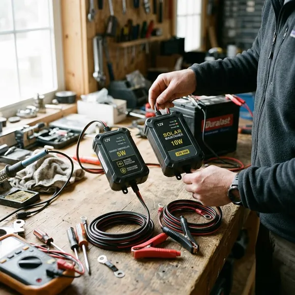 How do you choose a solar battery maintainer?