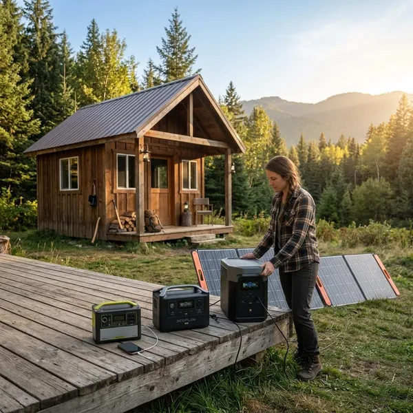What makes a solar generator good for off-grid living?