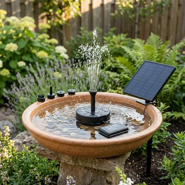 How do you choose a solar fountain pump?