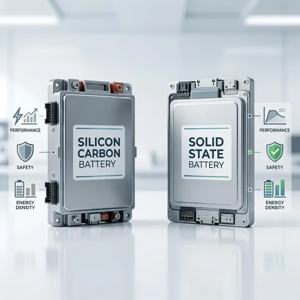 Which devices will use silicon-carbon or solid-state batteries?