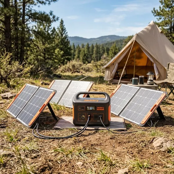 solar generator vs power station