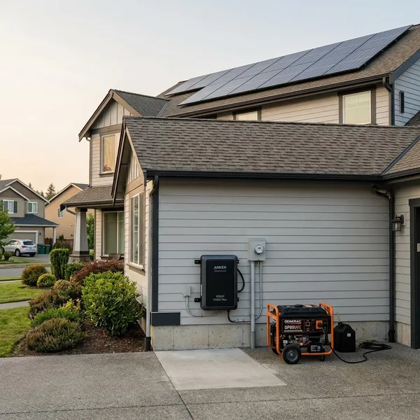 solar power vs gas generator